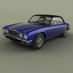 1975 xj6c coupe 3D model