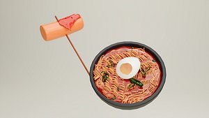 Korean streetfood 3D model