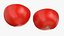 Tomate cherry partido por la mitad - Escaneado en 3D