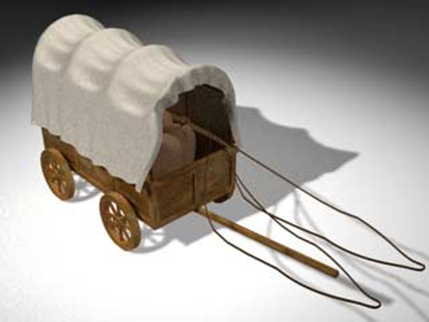 roman cart 3d max