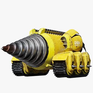 Fantasy Mobile Drill Vehicle PBR
