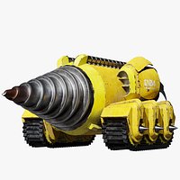 Fantasy Mobile Drill Vehicle PBR