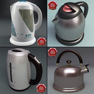 kettles modelled 3d model