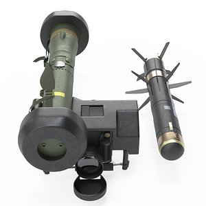 3D Javelin FGM-148 Anti Tank MissileBlend