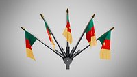 Wall Mount Flags 5 Of Cameroon