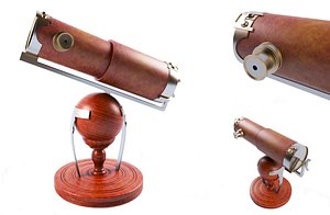 3D model telescope scope newton