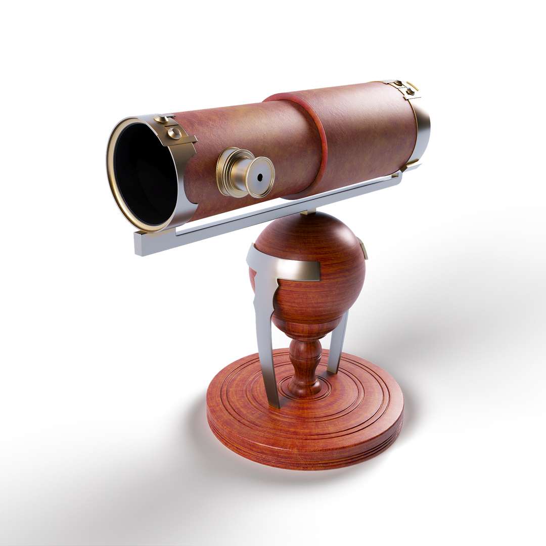 3D model telescope scope newton TurboSquid 1675466