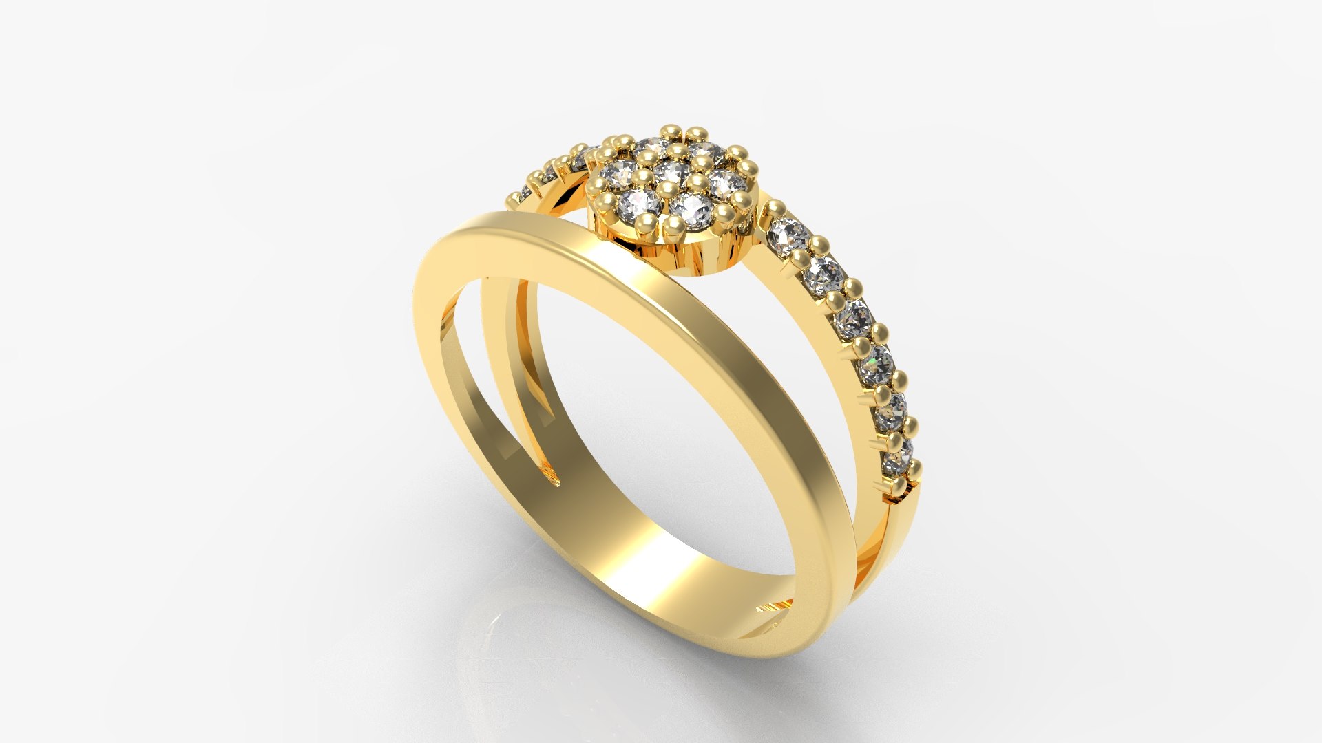 3D model Cincin diamond ring - TurboSquid 1759427