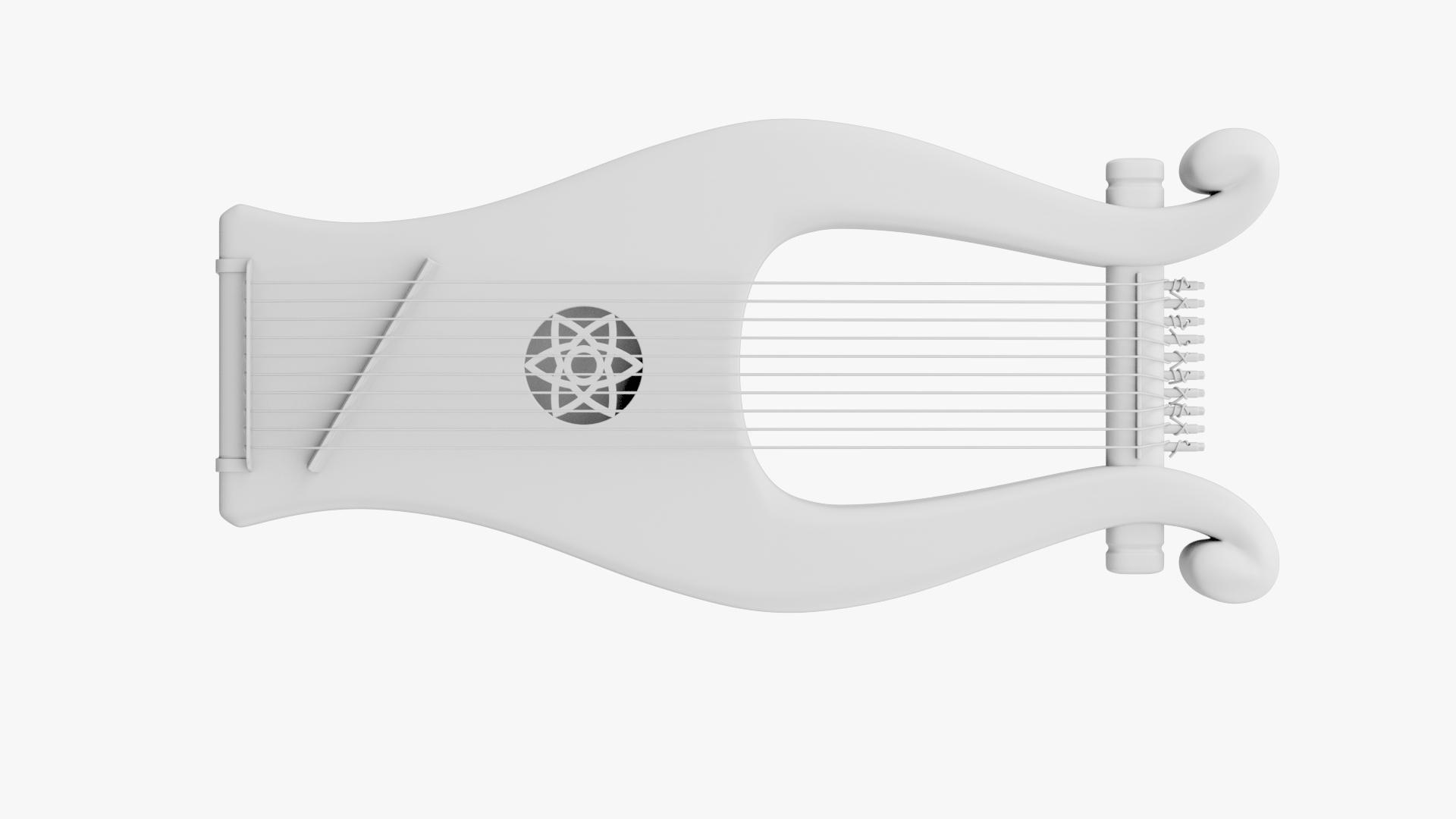 Hebrew Lyre Kinnor 3D TurboSquid 2236516