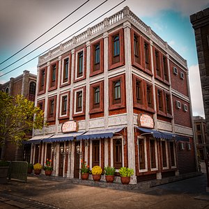 URBAN OLD BUILDING HORROR 8 3D model