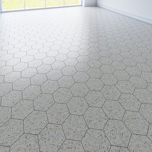 Hexagon tile. 3 types