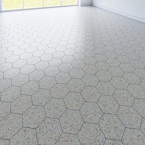 Hexagon tile. 3 types