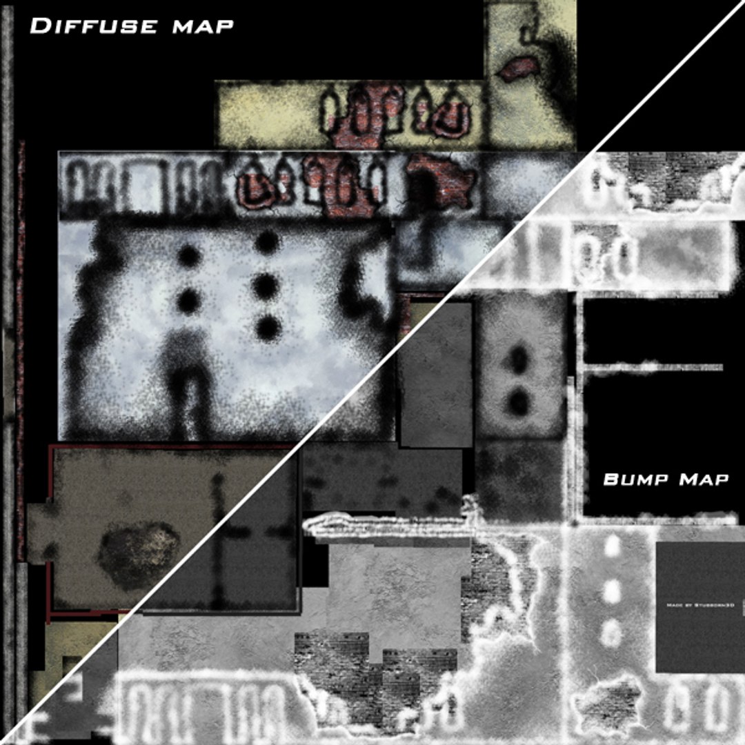 Destroyed Building 3ds
