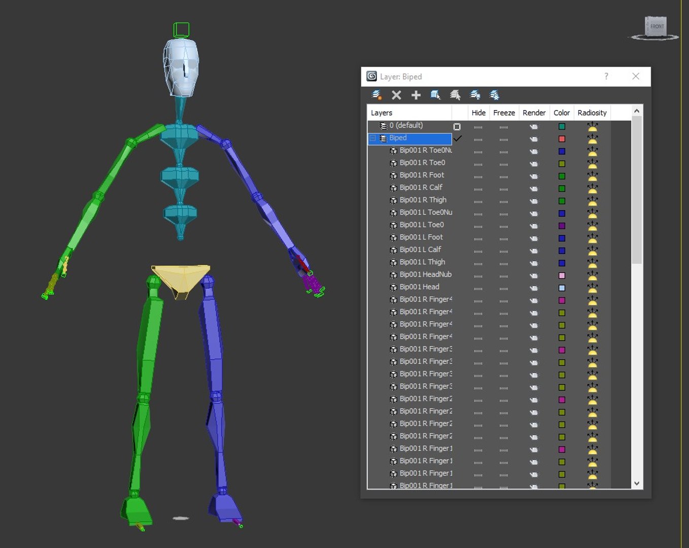 3D Casual Man Rigged Biped - TurboSquid 1436814