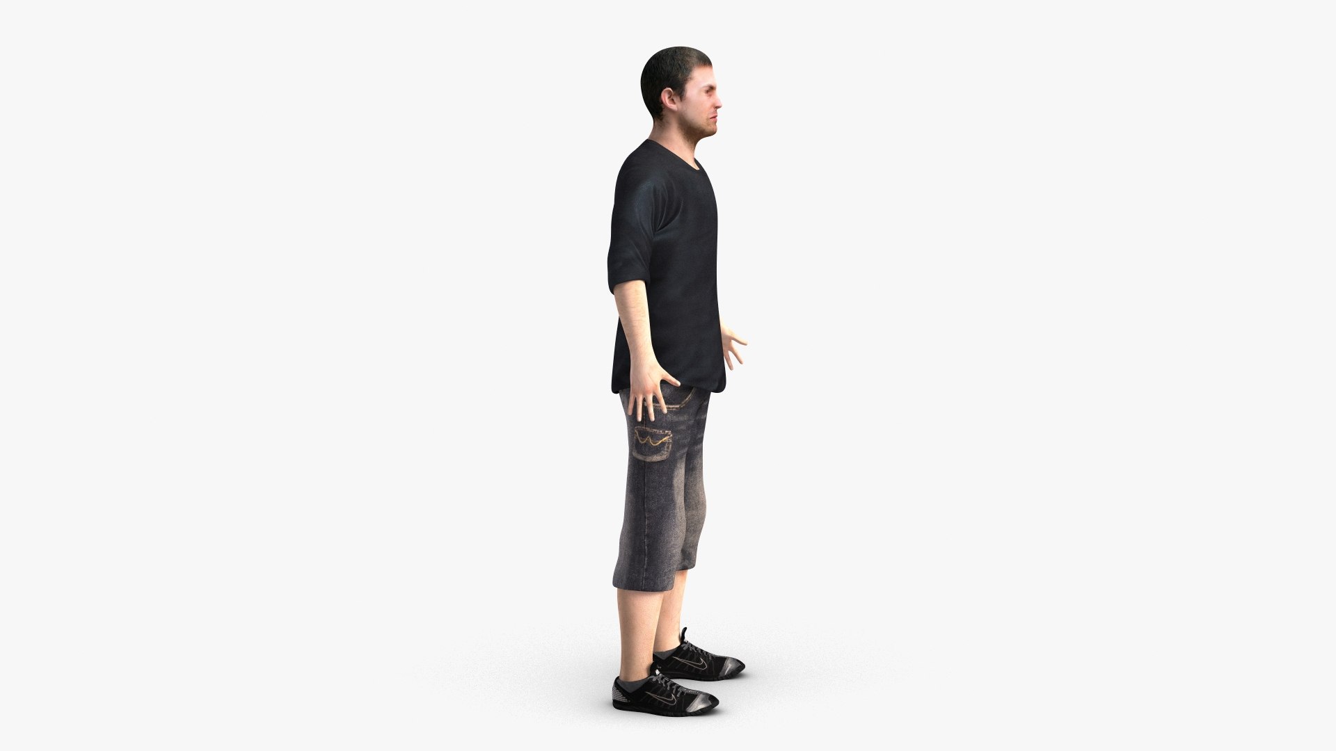 3D Casual Man Rigged Biped - TurboSquid 1436814