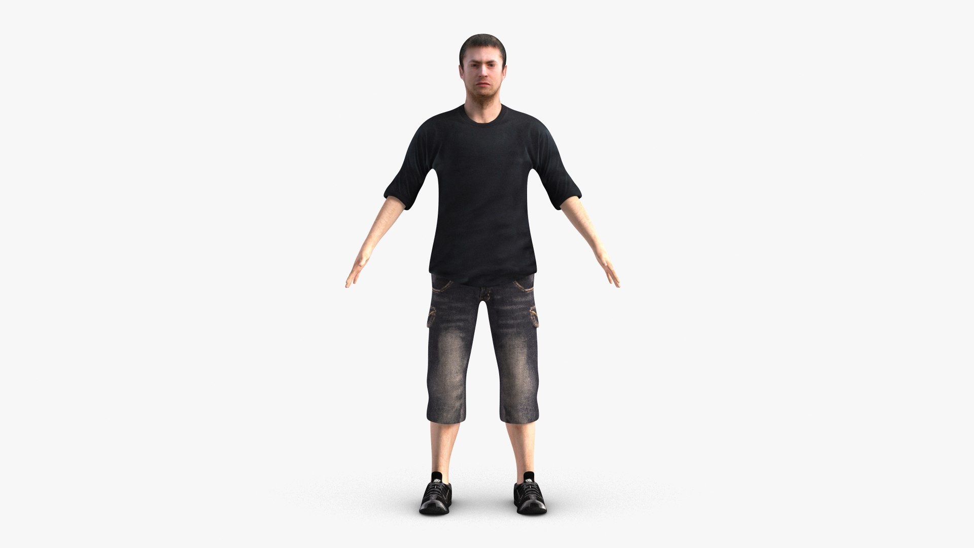3D Casual Man Rigged Biped - TurboSquid 1436814