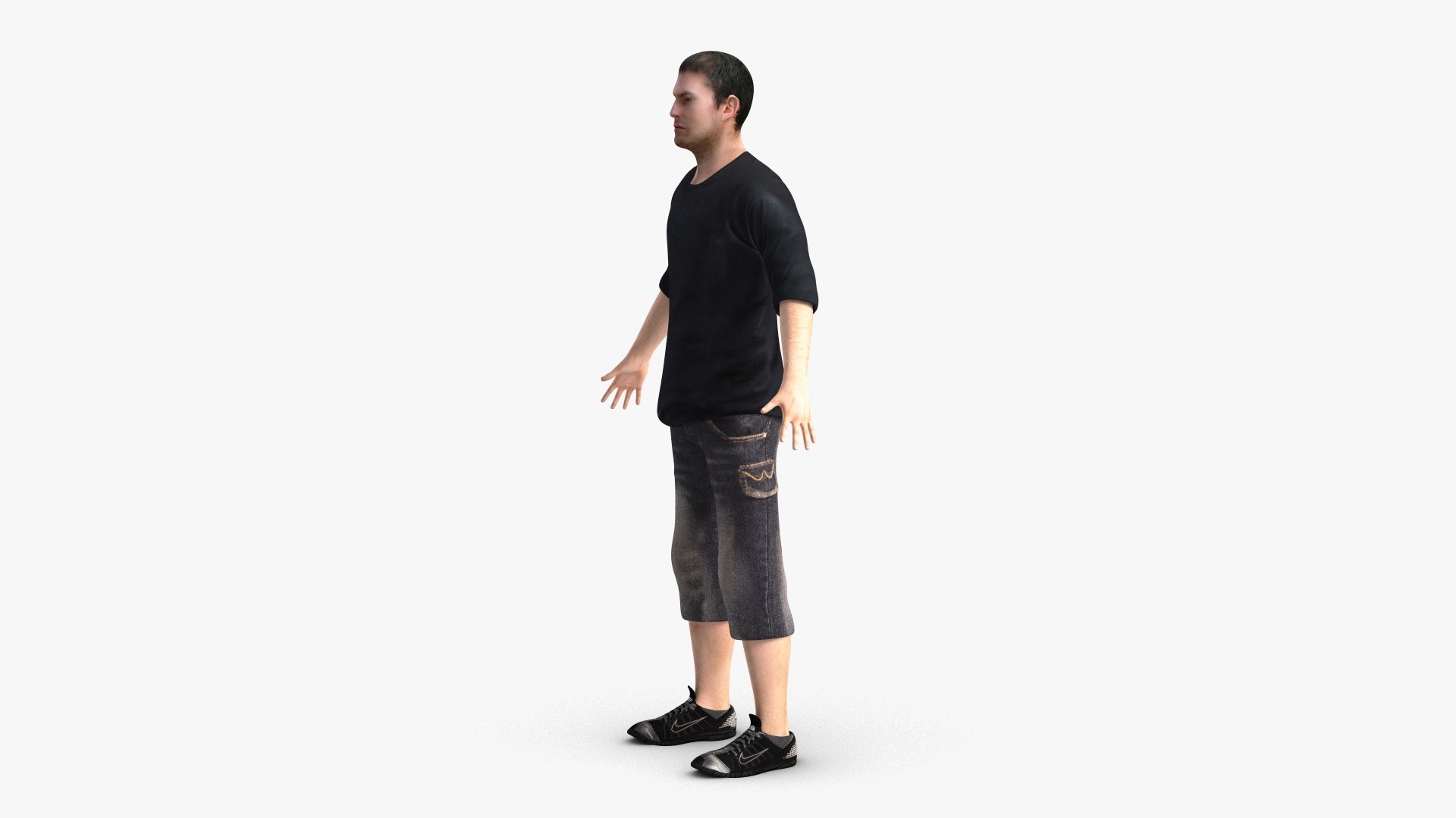 3D Casual Man Rigged Biped - TurboSquid 1436814