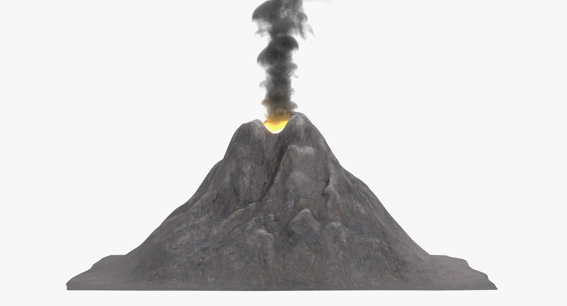 3D Volcano Activate Model - TurboSquid 1217477