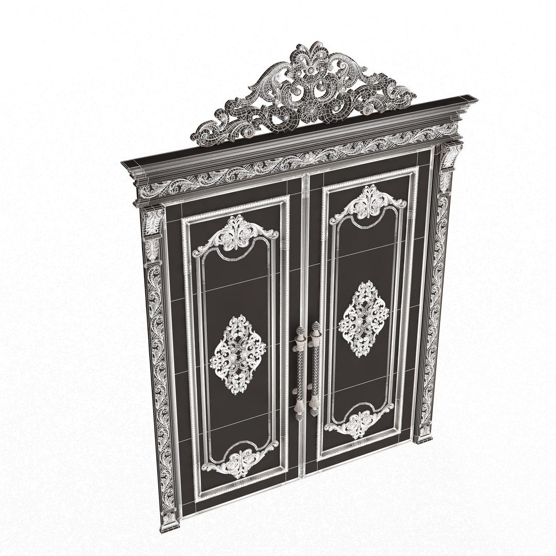 3D model Carved Door Classic 01401 Wood https://p.turbosquid.com/ts-thumb/BP/uIaERX/XA/wireframe2/jpg/1708624528/1920x1080/fit_q87/814cbd4bbbb2a2684e218bab73e9ebdbf6a5bbfb/wireframe2.jpg