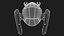 Robot de drone SciFi en vol stationnaire