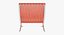 Juego completo Knoll Orange Leather Barcelona