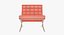 Juego completo Knoll Orange Leather Barcelona
