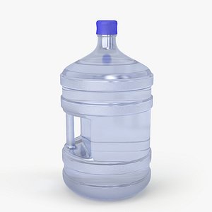 Realistic 5 Gallon Water Bottle with Handle and Water Variations