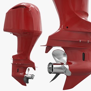 3D Outboard Engine