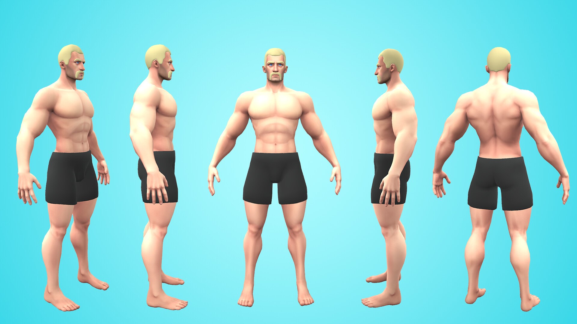 Rognek Male Base Mesh Cartoon Character 3d Turbosquid 2069819