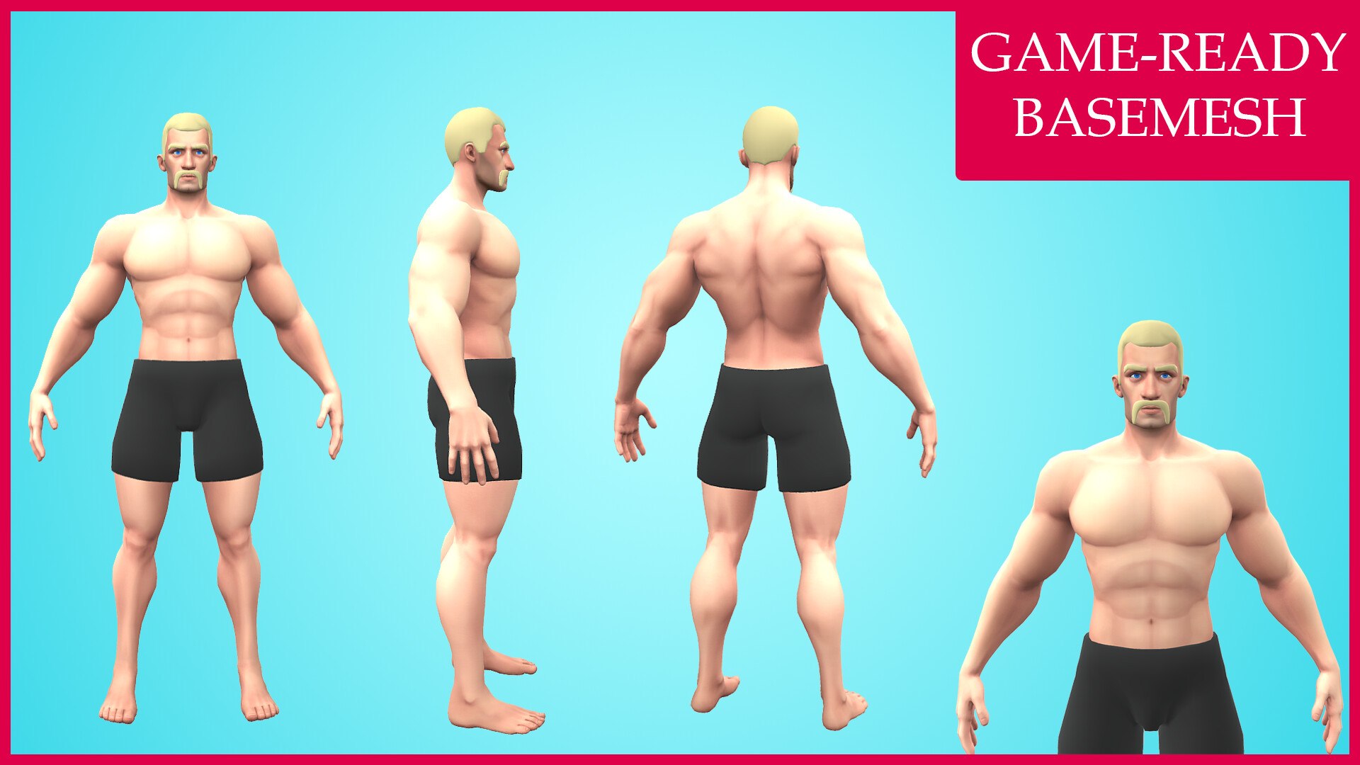 Rognek Male Base Mesh Cartoon Character 3d Turbosquid 2069819