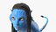 Neytiri Avatar in Battle Pose 3D