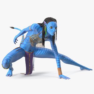 Neytiri Avatar in Battle Pose