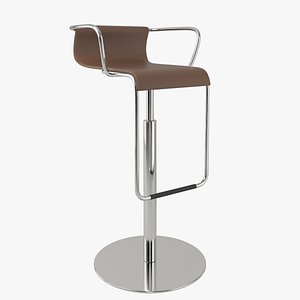 3d model bar stool vertigo calligaris
