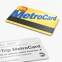 MTA MetroCard Transit Card Yellow