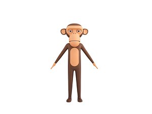 Character174 Rigged Monkey 3D