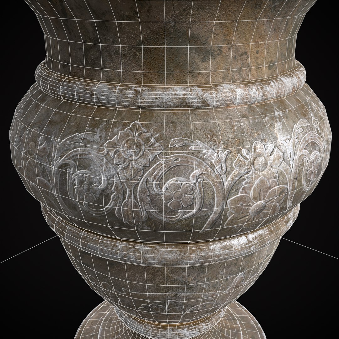 Garden Planter Variation Three 3D Model - TurboSquid 2092298