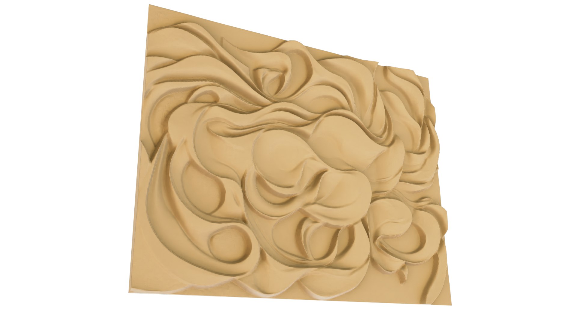 Modern Panel Wall Decor Set Wall Relief Mural CNC 82 3D Model ...