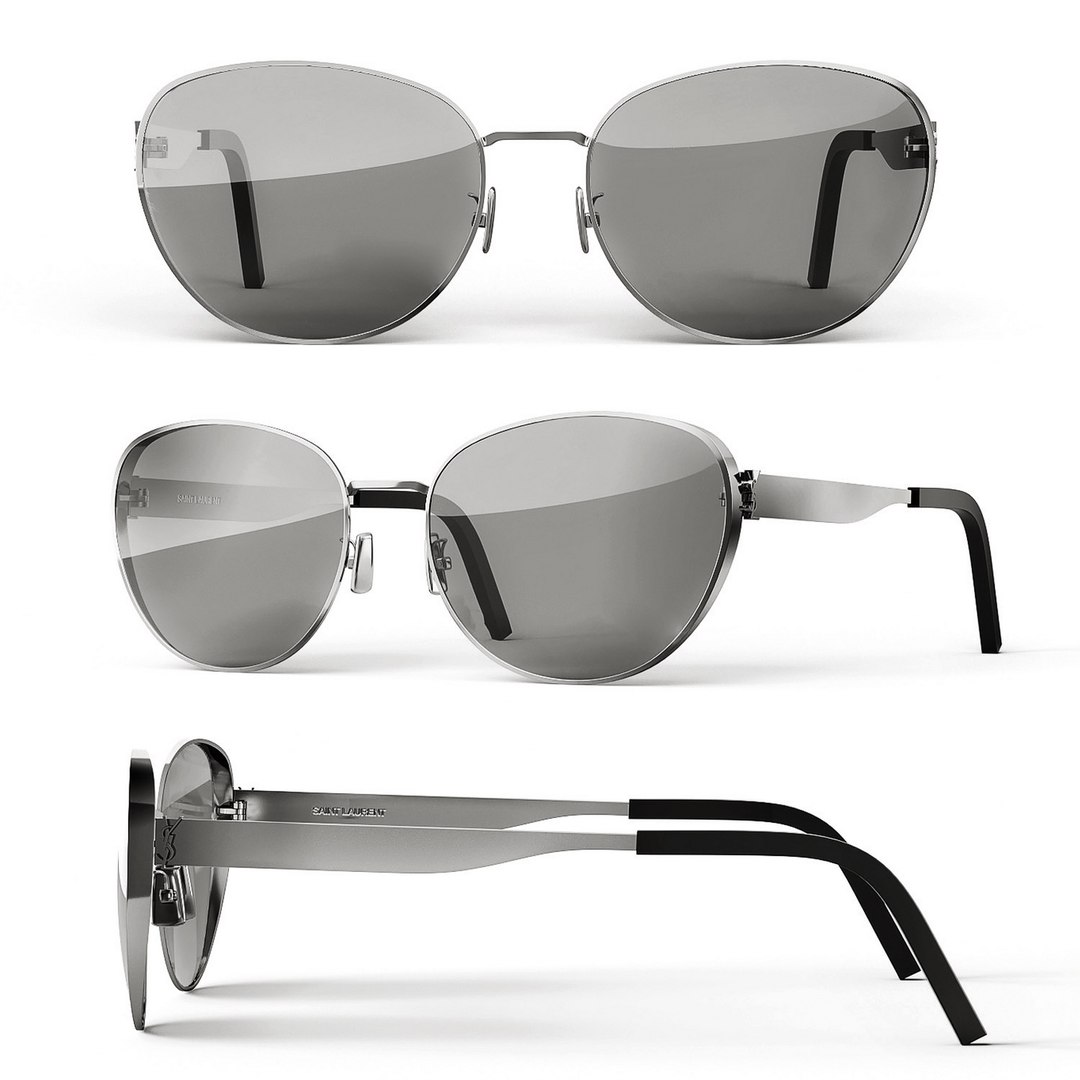 3D Sunglasses Saint Laurent SL-M91 - TurboSquid 2187346