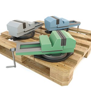 Industrial machine tool vise press model
