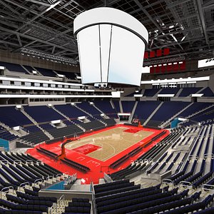 basketball arena 3D model