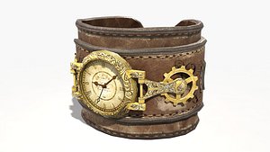 leather wrist watch steampunk