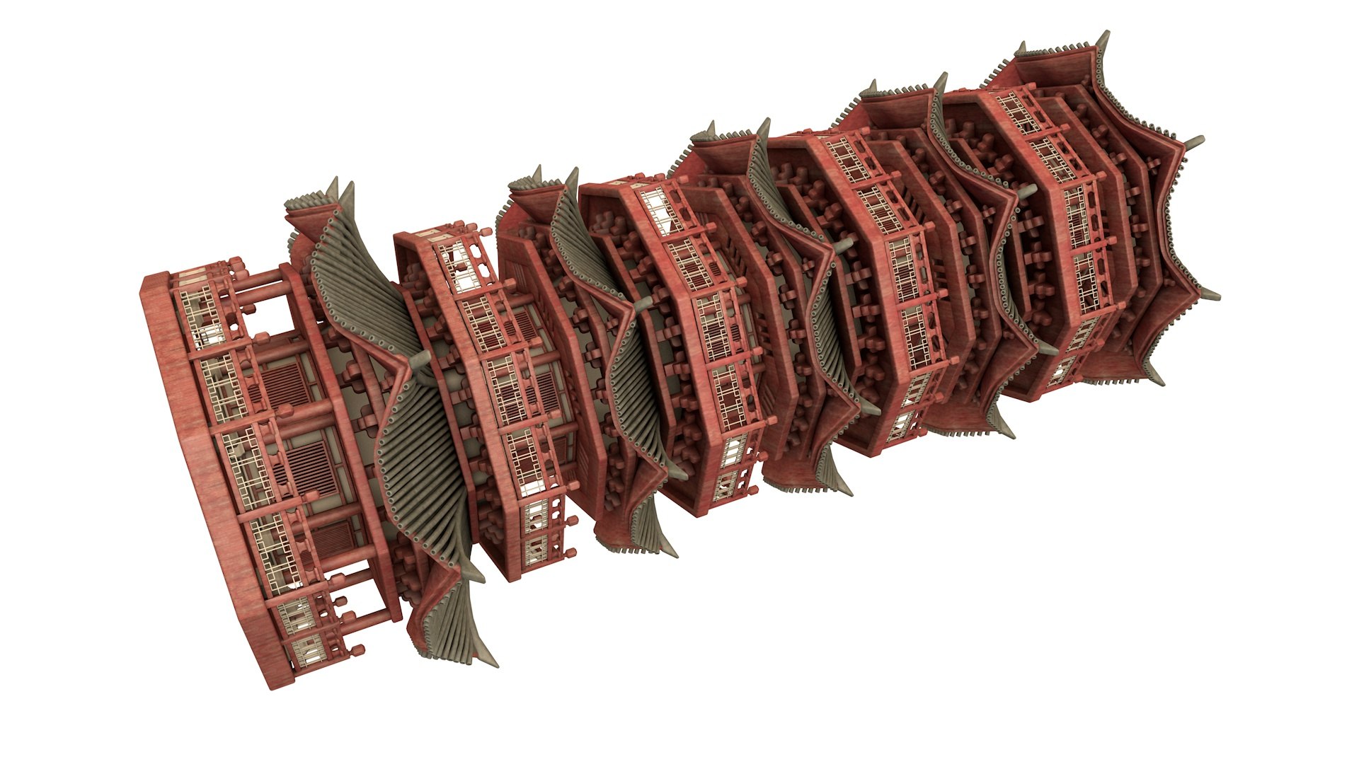 3D Chinese Pagoda model https://p.turbosquid.com/ts-thumb/BQ/RvO3bP/lI/56554555/jpg/1674165173/1920x1080/fit_q87/cf564d6f90cd2251a20e5d5a1c267443a25e41a3/56554555.jpg