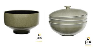 3d bowls model