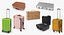 3D Suitcases Collection 4