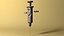 Cartoon Syringe Rigged