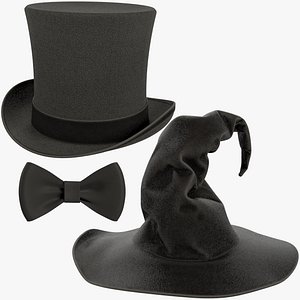 3D model Halloween Hats Collection V6