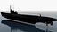 Sottomarino U-Boat VII C Low Poly