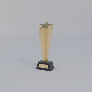 3D Star Trophy model
