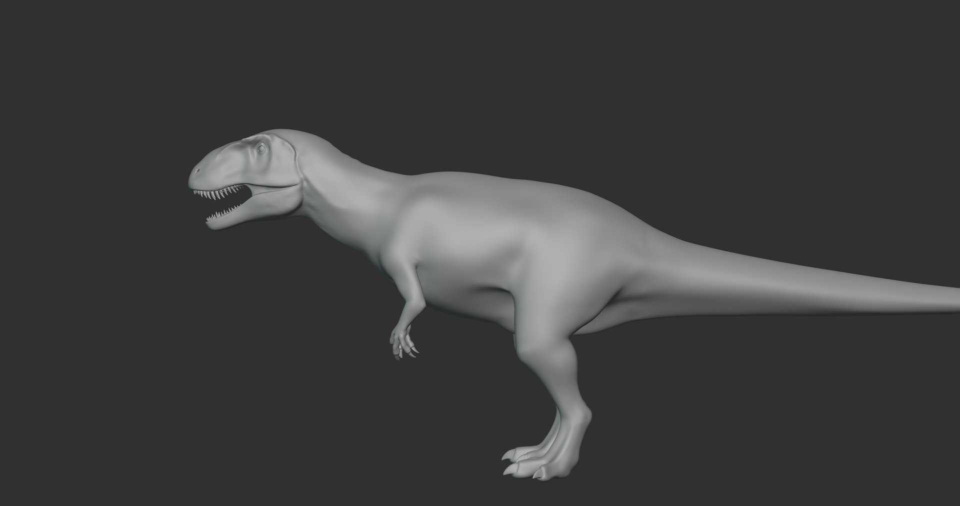 3D Sinraptor Basemesh Low Poly - TurboSquid 2107620