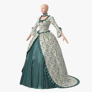 Vintage Dress Green